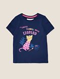 Pure Cotton Leopard T-Shirt (2-7 Yrs)