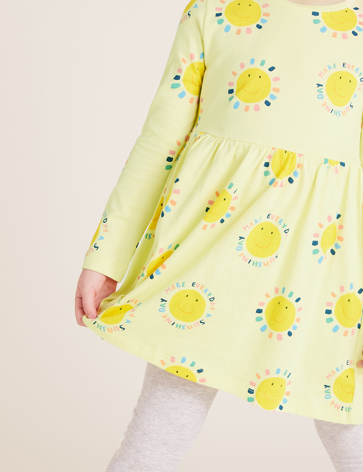 Pure Cotton Sunshine Print Dress