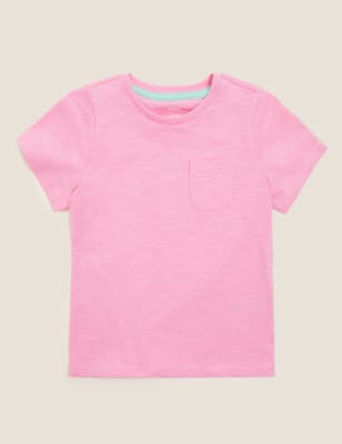 

Girls M&S Collection Pure Cotton T-Shirt (2-7 Yrs) - Pink, Pink