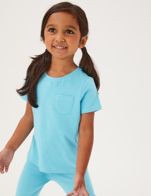 

Girls M&S Collection Pure Cotton T-Shirt (2-7 Yrs) - Turquoise, Turquoise