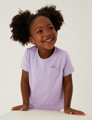 

Girls M&S Collection Pure Cotton T-Shirt (2-7 Yrs) - Lilac, Lilac