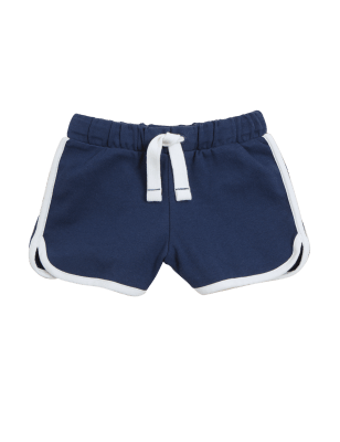 

Girls M&S Collection Pure Cotton Runner Shorts (2-7 Yrs) - Navy, Navy