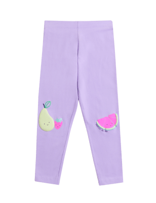 

Girls M&S Collection Cotton Rich Fruit Print Leggings (2 - 7 Yrs) - Lilac, Lilac