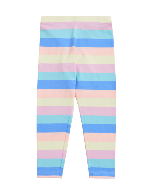 

Girls M&S Collection Cotton Rich Striped Leggings (2-7 Yrs) - Multi, Multi