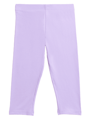 

Girls M&S Collection Cotton Rich Cropped Leggings (2-7 Yrs) - Lilac, Lilac