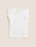 Pure Cotton Frill T-Shirt (2-7 Yrs)