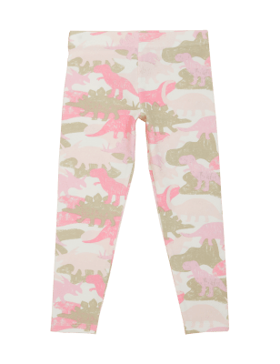 

Girls M&S Collection Cotton Rich Dinosaur Leggings (2-7 Yrs) - Lilac Mix, Lilac Mix