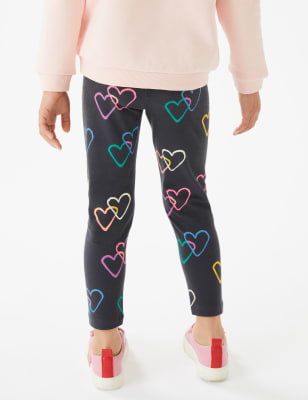 Girls Leggings, Heart Leggings