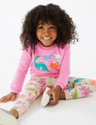 Dinosaur shop print sweatshirt