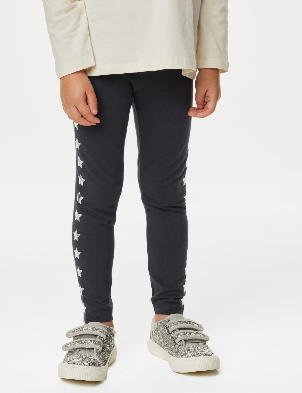 Cotton Rich Star Leggings (2-7 Yrs) image 4