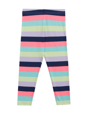 

Girls M&S Collection Cotton Rich Striped Leggings (2-7 Yrs) - Multi, Multi