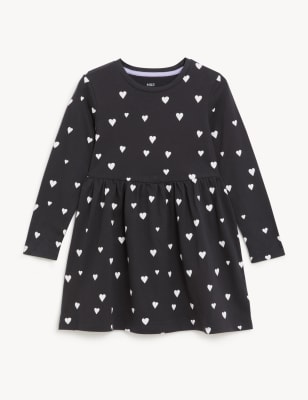 Pure Cotton Heart Print Dress