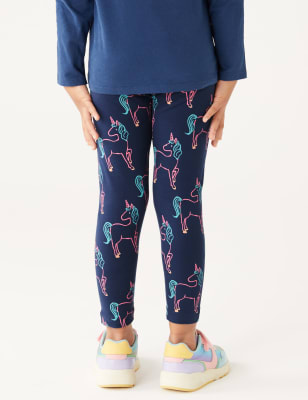 Rainbow Unicorn Cotton Leggings