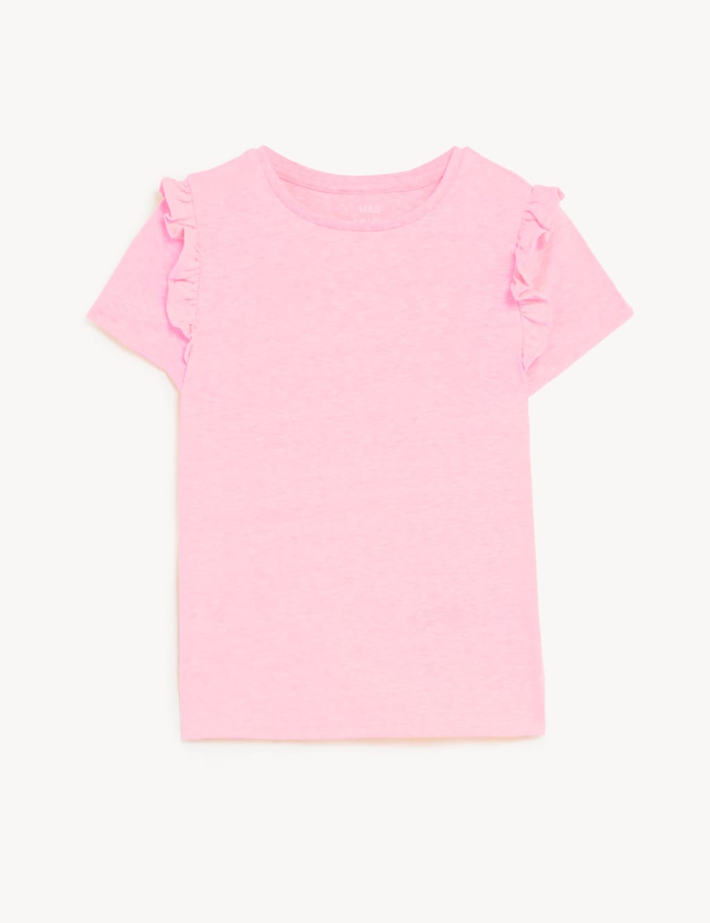 Cotton Blend Frill T-Shirt (2-8 Yrs) image 1