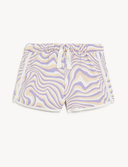Pure Cotton Swirl Shorts