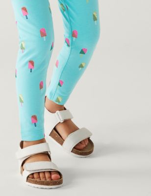 Girls' Strawberry Leggings - Cat & Jack™ Pink : Target