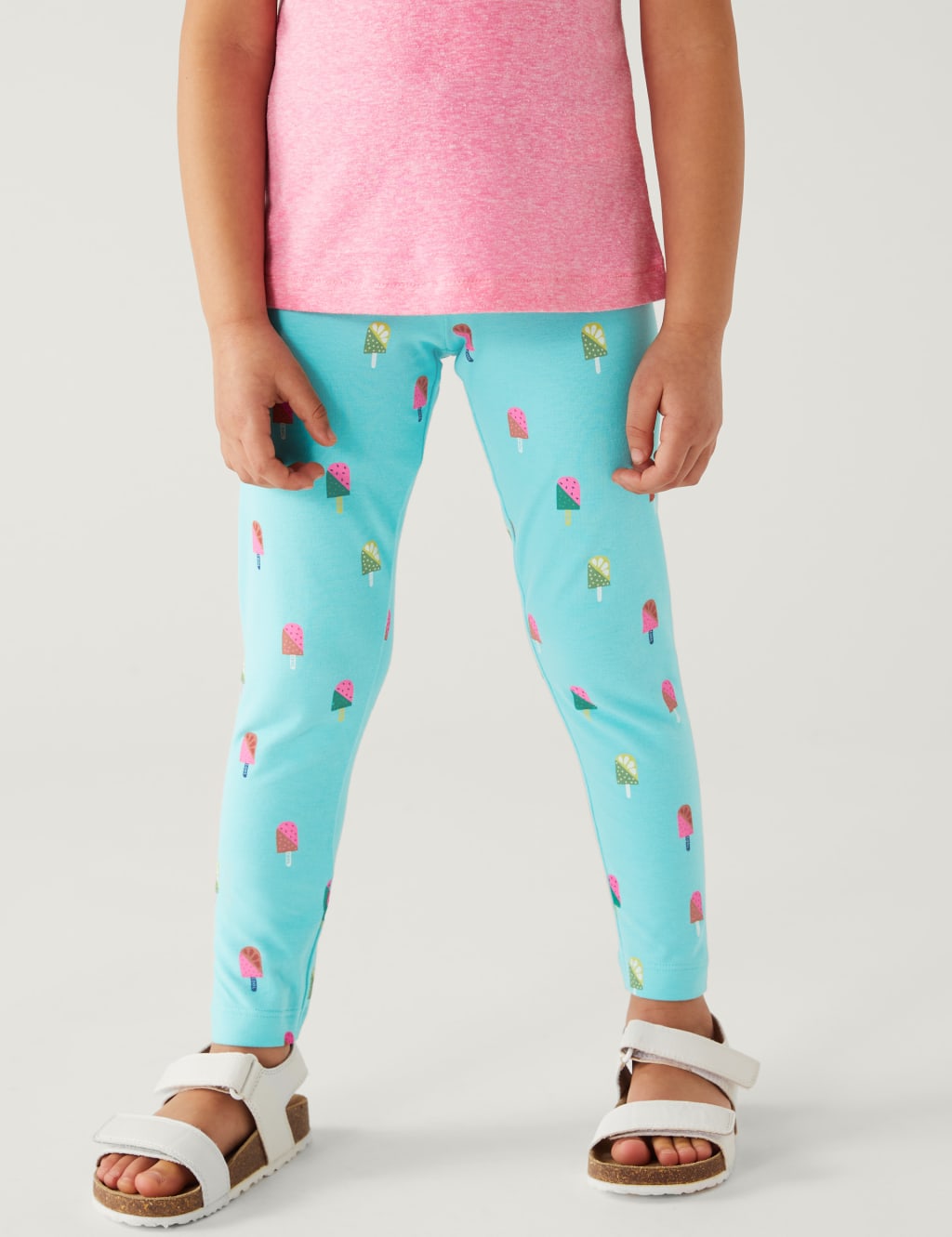 Cotton Rich Ice Cream Leggings (2 - 8 Yrs) image 3