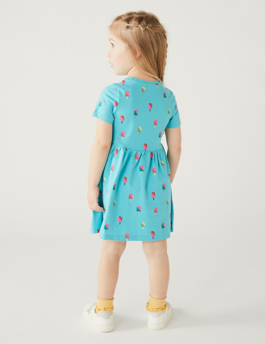 Pure Cotton Ice Cream Dress (2-8 Yrs) image 3