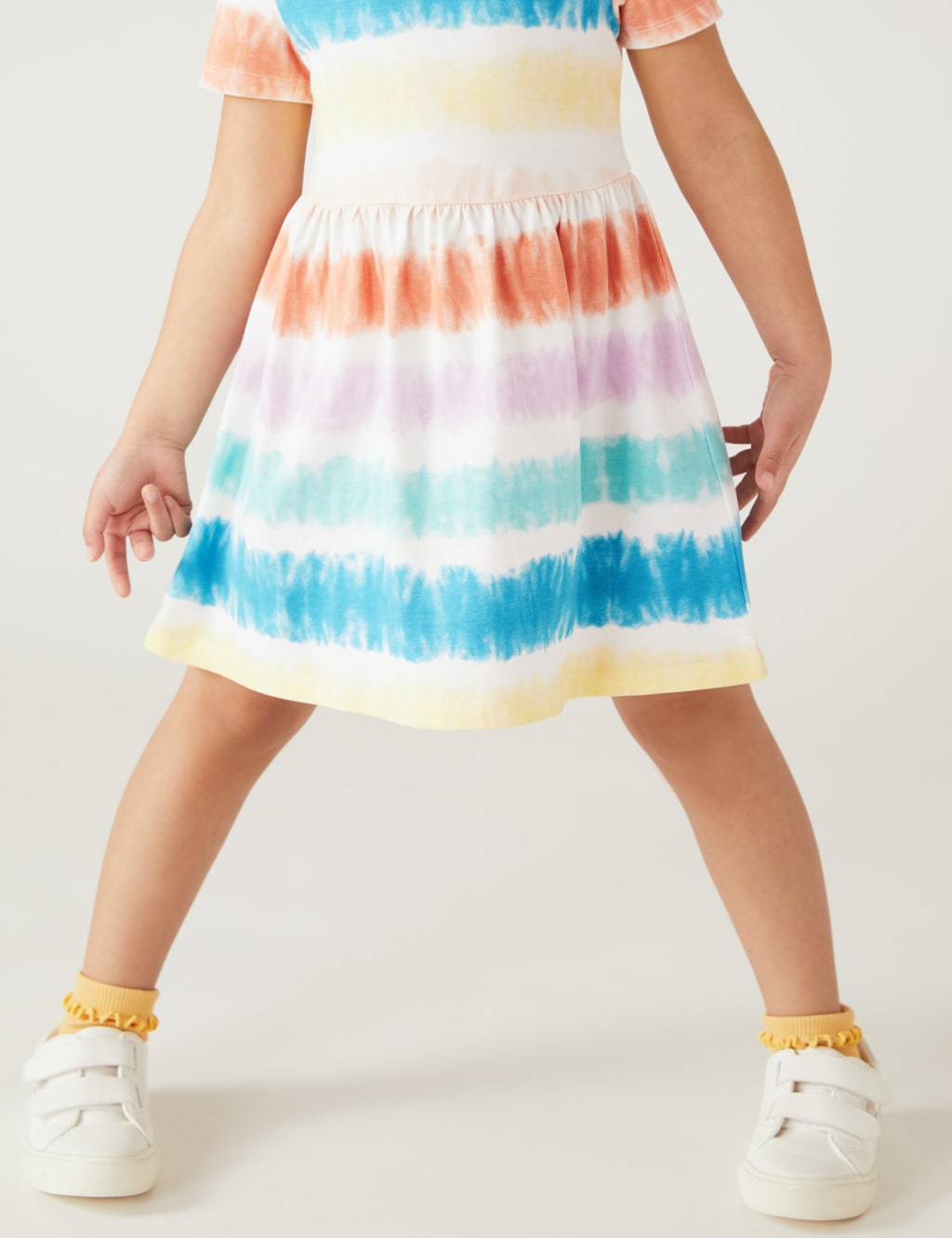 Pure Cotton Tie Dye Dress (2-8 Yrs) image 2