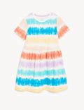 Φόρεμα με εφέ Tie Dye από 100% βαμβάκι (2-8 ετών)