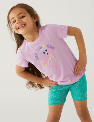 

Girls M&S Collection Pure Cotton Flamingo T-Shirt (2-8 Yrs) - Lilac, Lilac