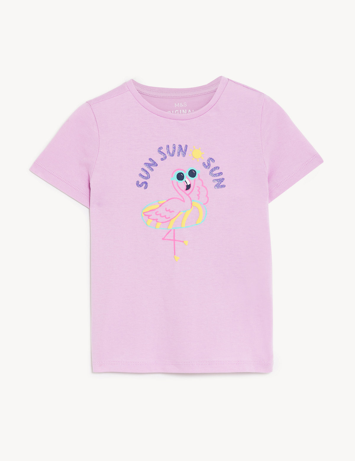 Pure Cotton Flamingo T-Shirt
