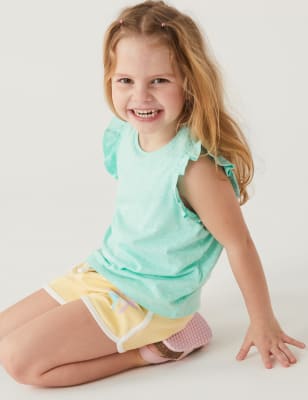 Cotton Blend T-Shirt (2-8 Yrs) - HU