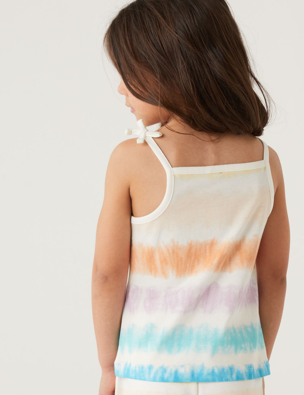 Pure Cotton Tie Dye Strappy Top (2-8 Yrs) image 3