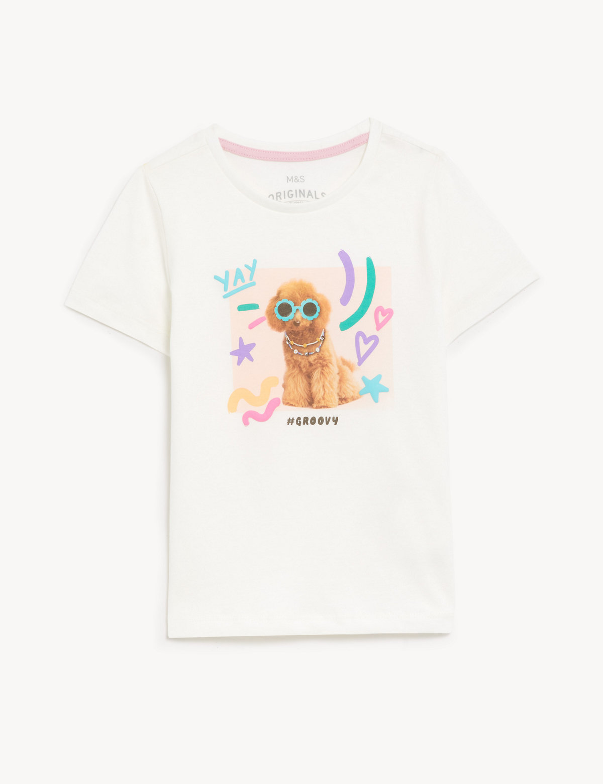 Pure Cotton Dog T-Shirt (2-8 Yrs)