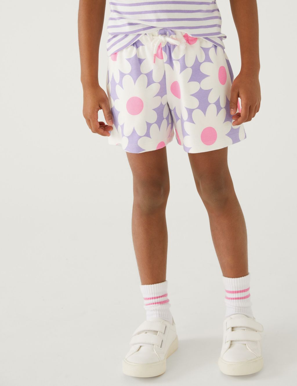 Pure Cotton Daisy Shorts (2-8 Yrs) image 2