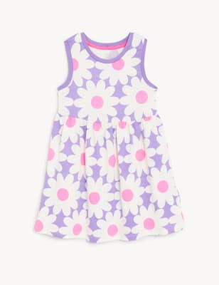 Pure Cotton Floral Dress