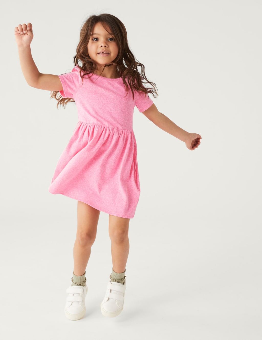 Cotton Blend Dress (2-8 Yrs) image 1