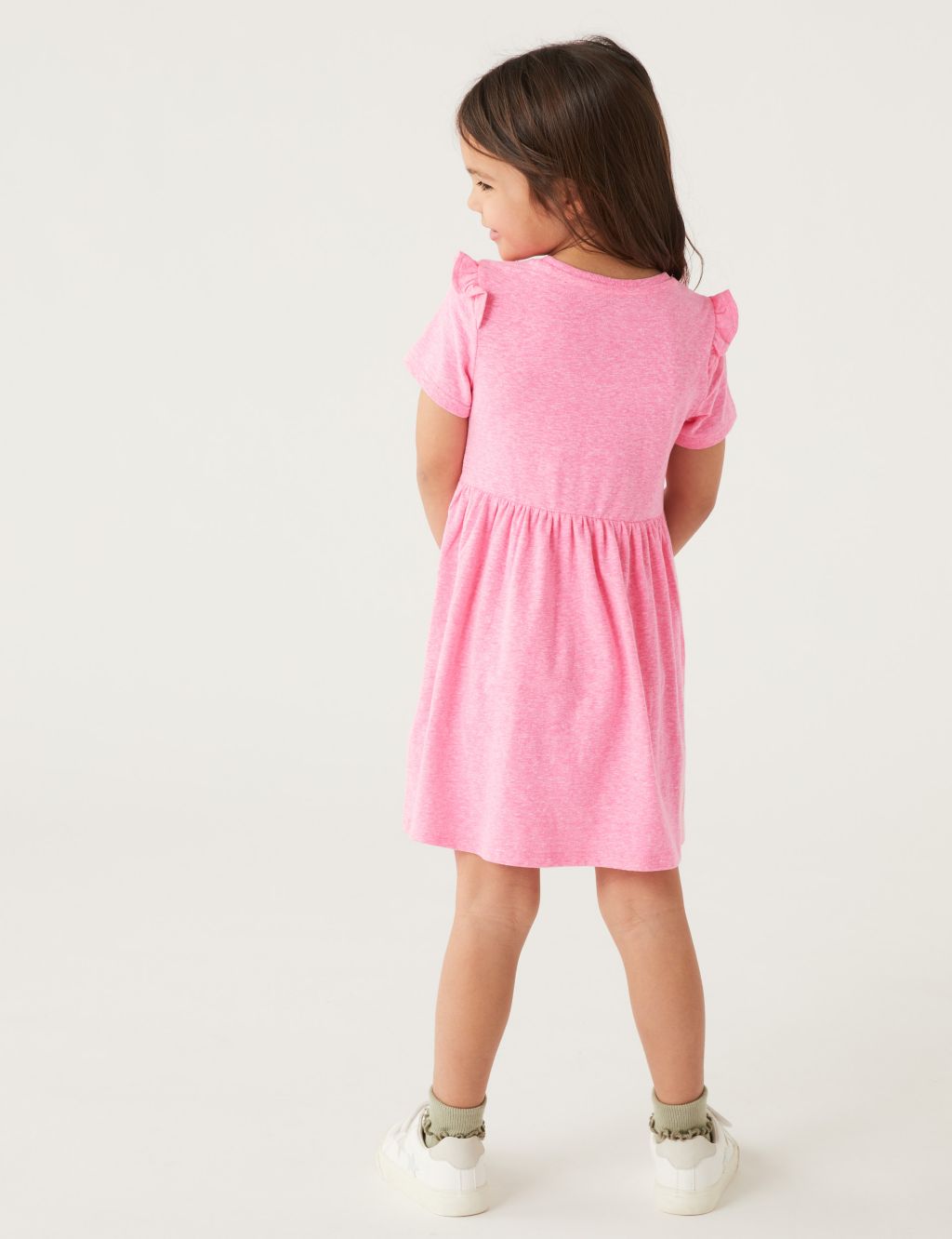 Cotton Blend Dress (2-8 Yrs) image 3