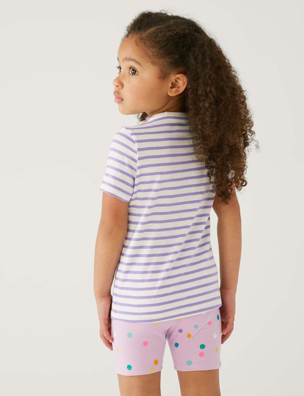 Cotton Rich Striped T-Shirt (2-8 Yrs) image 3