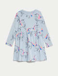 Pure Cotton Unicorn Dress (2-8 Yrs)