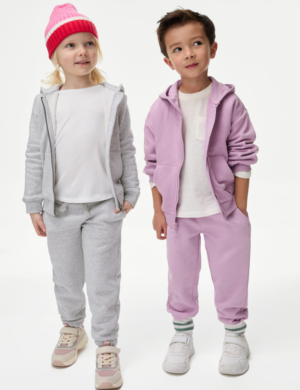 Girls purple joggers discount