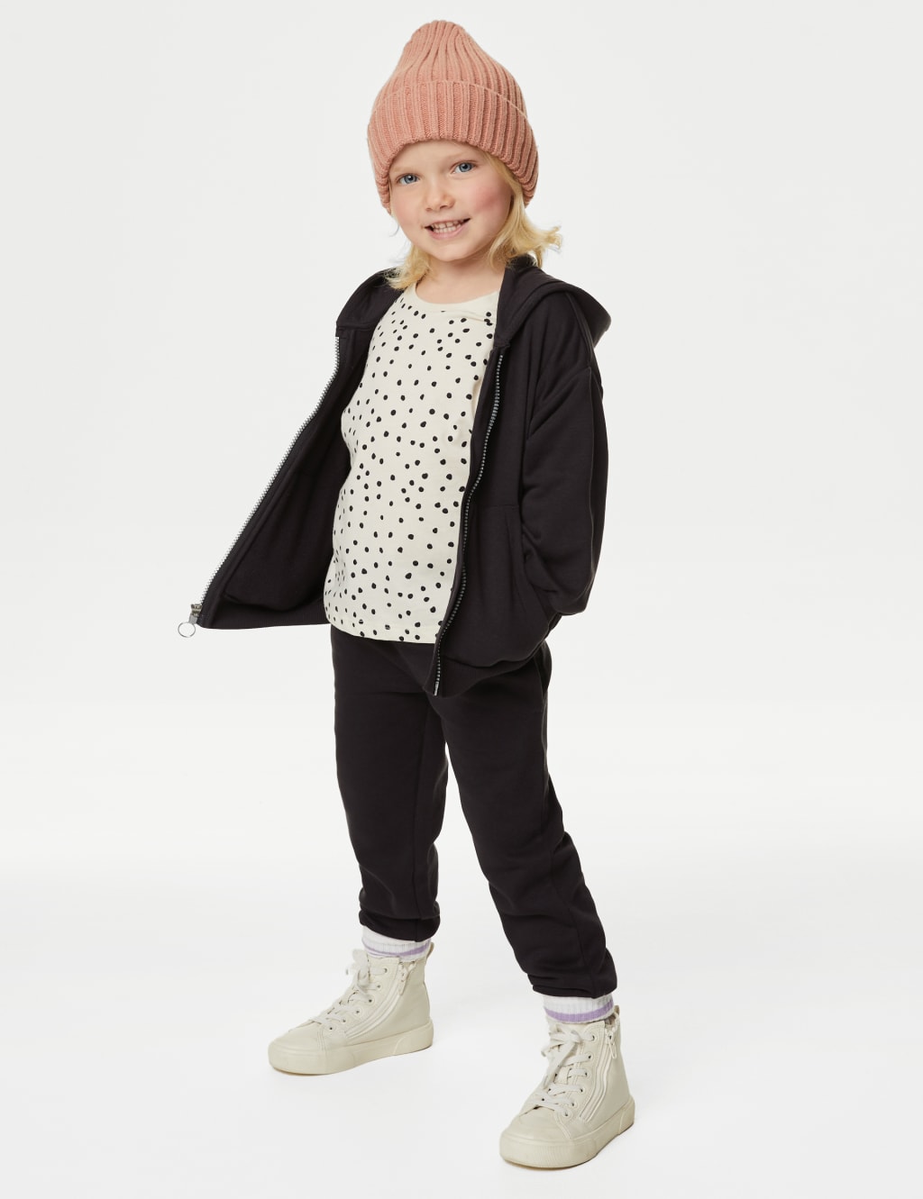 Cotton Rich Joggers (2-8 Yrs) image 1
