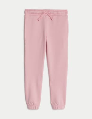 

Girls M&S Collection Cotton Rich Joggers (2-8 Yrs) - Antique Rose, Antique Rose