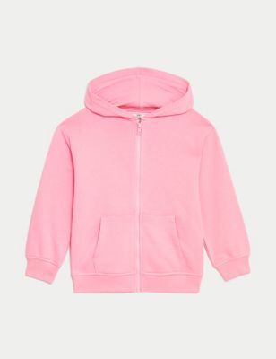 

Girls,Unisex,Boys M&S Collection Cotton Rich Plain Hoodie (2-8 Yrs) - Bright Pink, Bright Pink