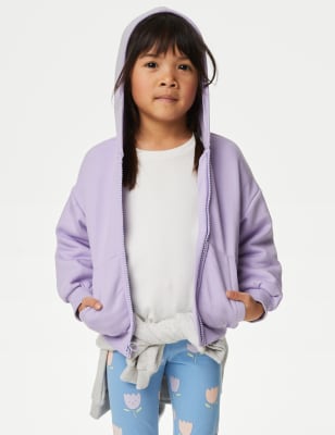 Cotton Rich Plain Hoodie (2-8 Yrs)