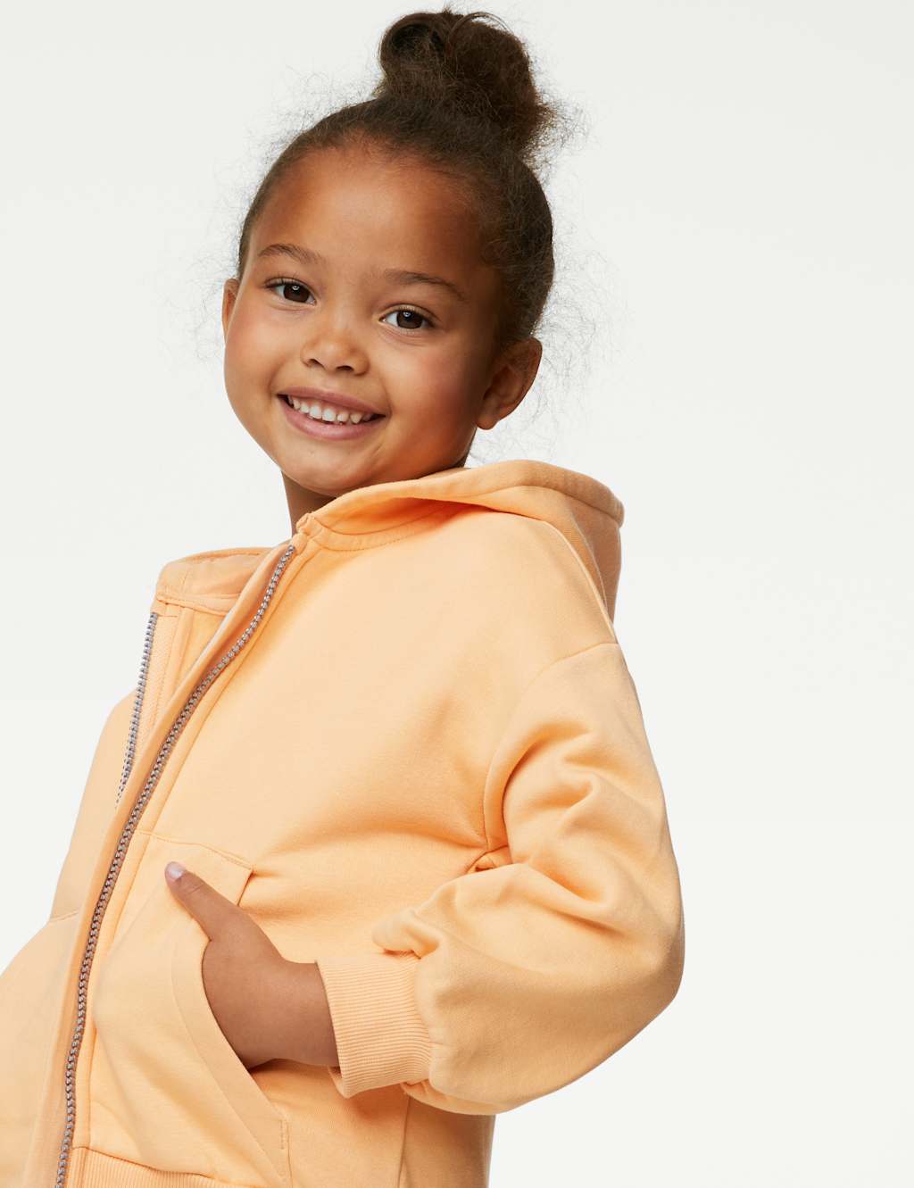 Cotton Rich Plain Hoodie (2-8 Yrs) image 1