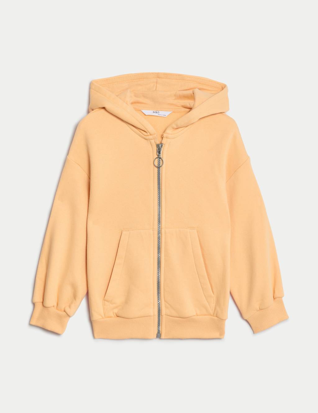 Cotton Rich Plain Hoodie (2-8 Yrs) image 2