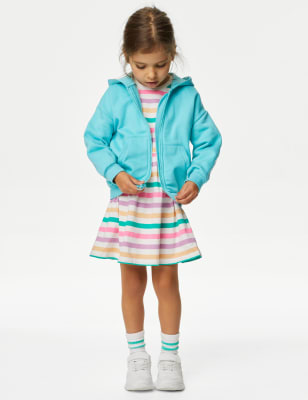 

Girls,Unisex,Boys M&S Collection Cotton Rich Plain Hoodie (2-8 Yrs) - Bright Aqua, Bright Aqua