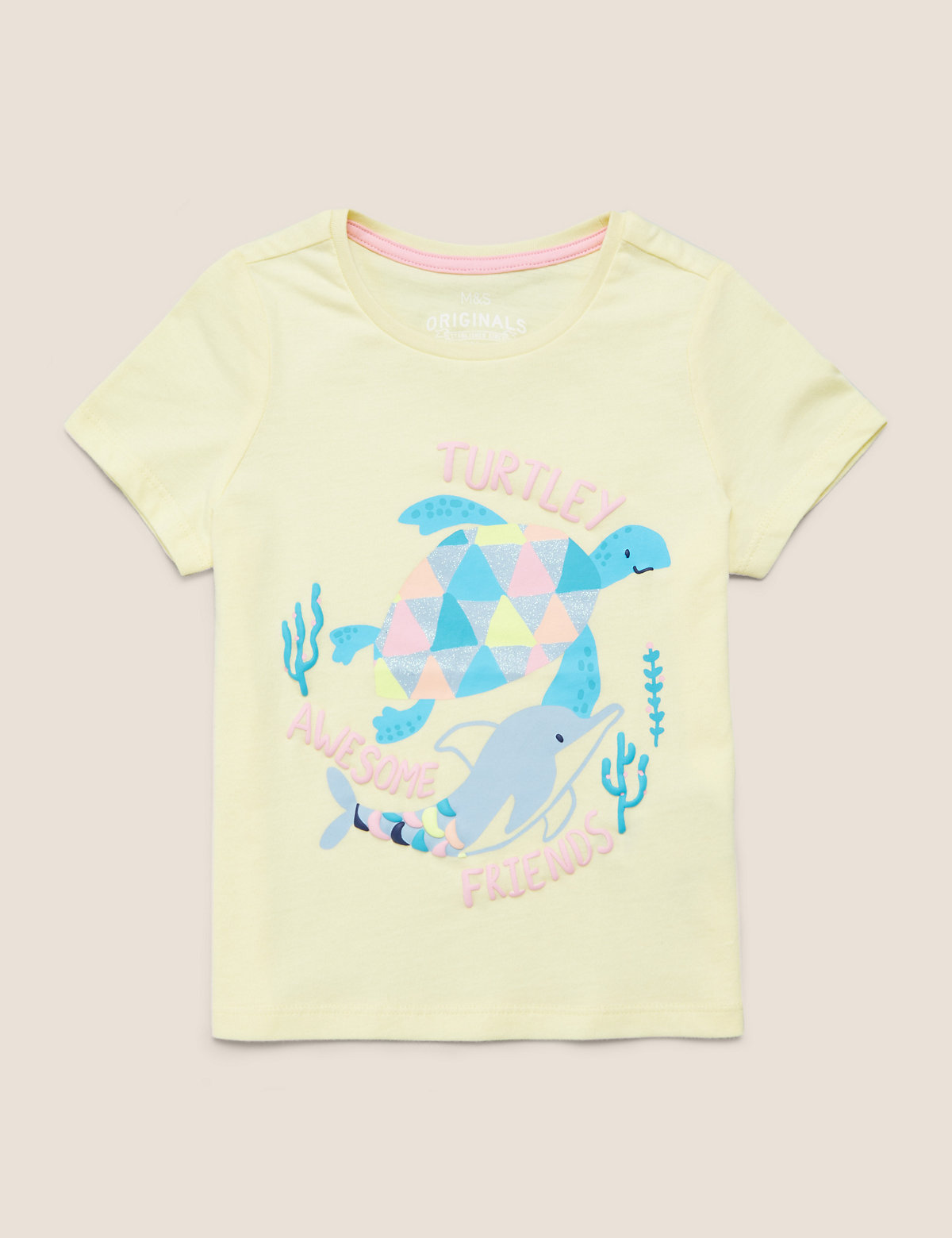 Pure Cotton Dolphin T-Shirt (2-7 Yrs)
