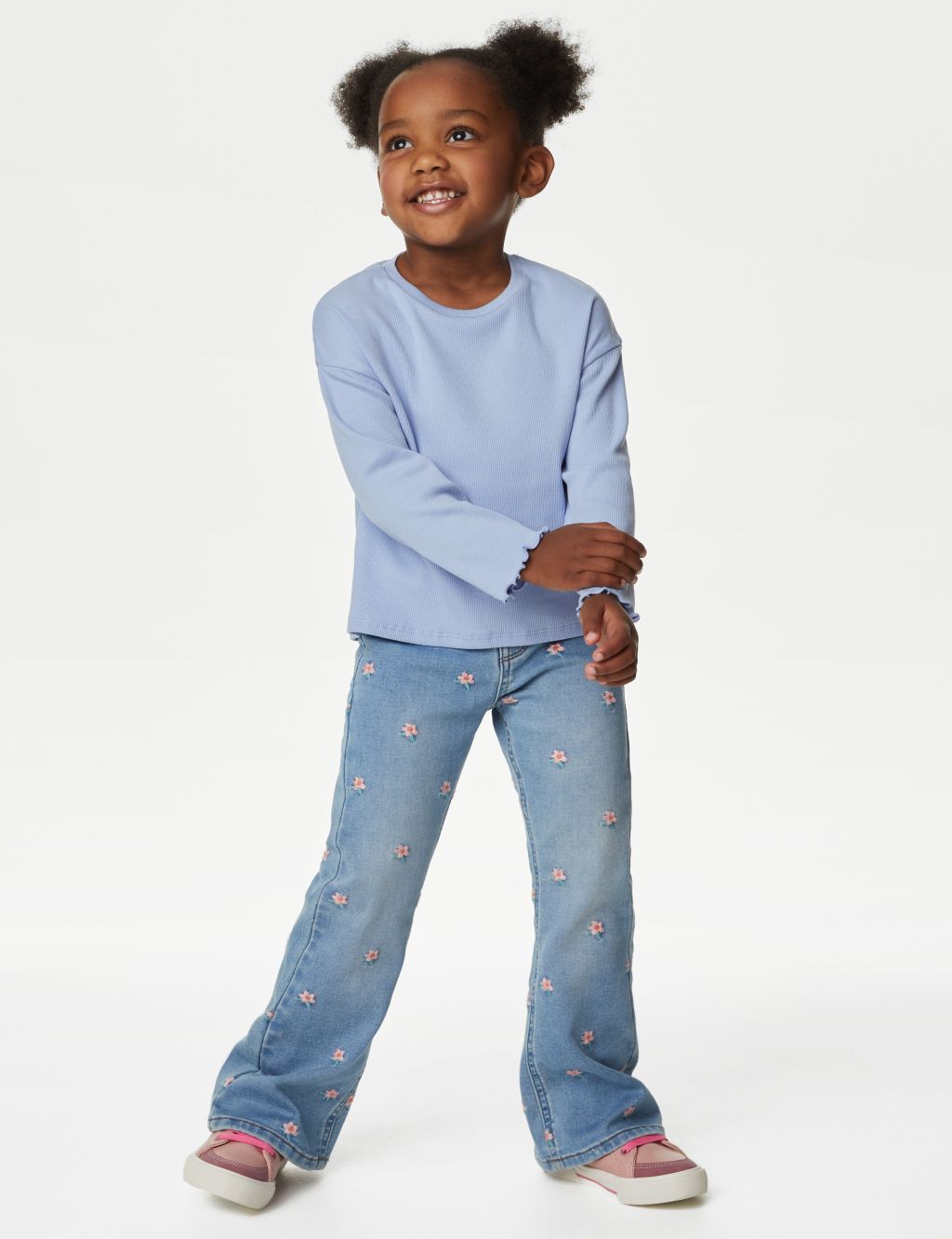 Cotton Rich Ribed Top (2-8 Yrs) image 3
