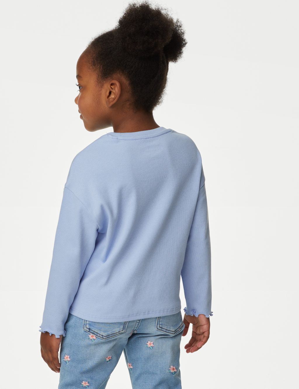 Cotton Rich Ribed Top (2-8 Yrs) image 4