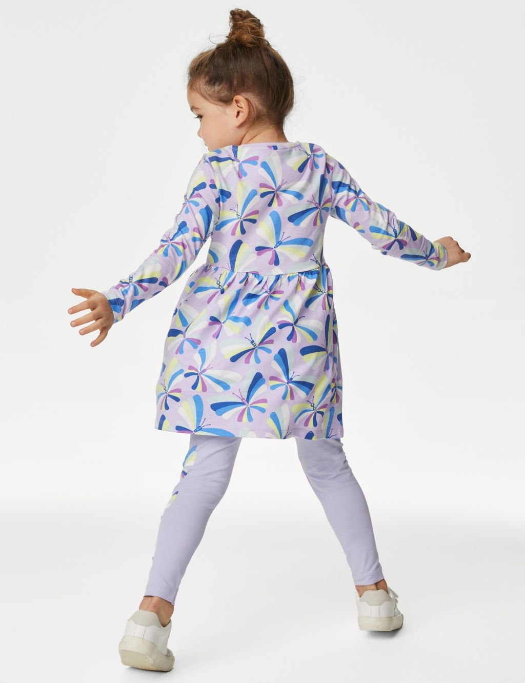 Pure Cotton Butterfly Dress (2-8 Yrs) image 4