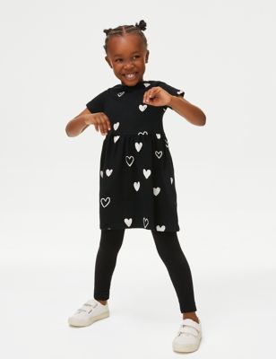 

Girls M&S Collection Cotton Rich Printed Dress (3-8 Yrs) - Navy, Navy