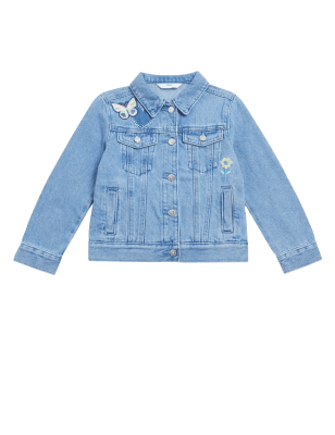 

Girls M&S Collection Denim Patchwork Jacket (2-7 Yrs), Denim