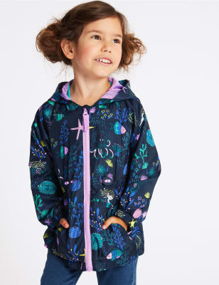 Mermaid Print Coat (3 Months - 7 Years)